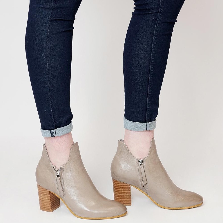 Boots Top End | Uknow Ash Leather Ankle Boots